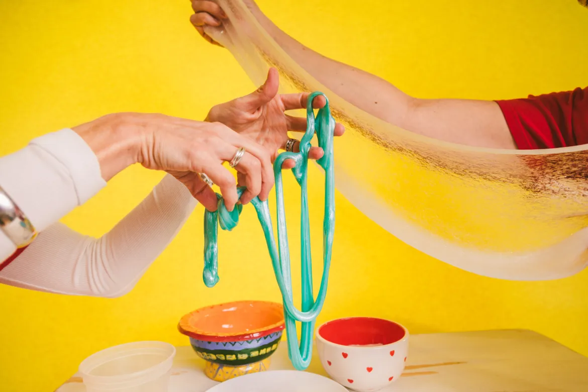 Playtime with Handmade Slime